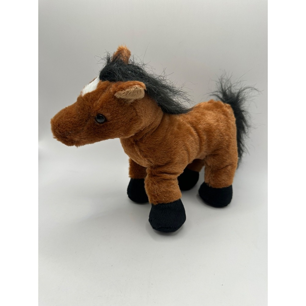 Webkinz Brown Arabian Horse‎ Black Mane Tail HM101 NO CODE Ganz